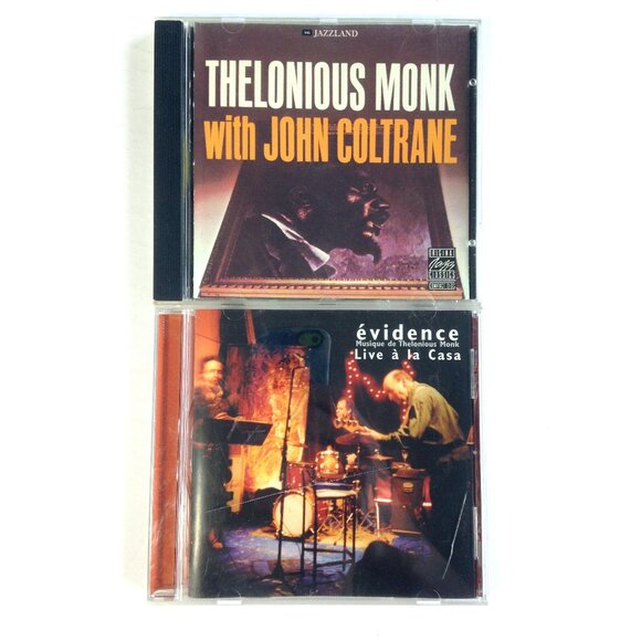 Lot of 2 CD's Thelonious Monk with John Coltrane & Evidence plays music of Monk - Picture 1 of 3